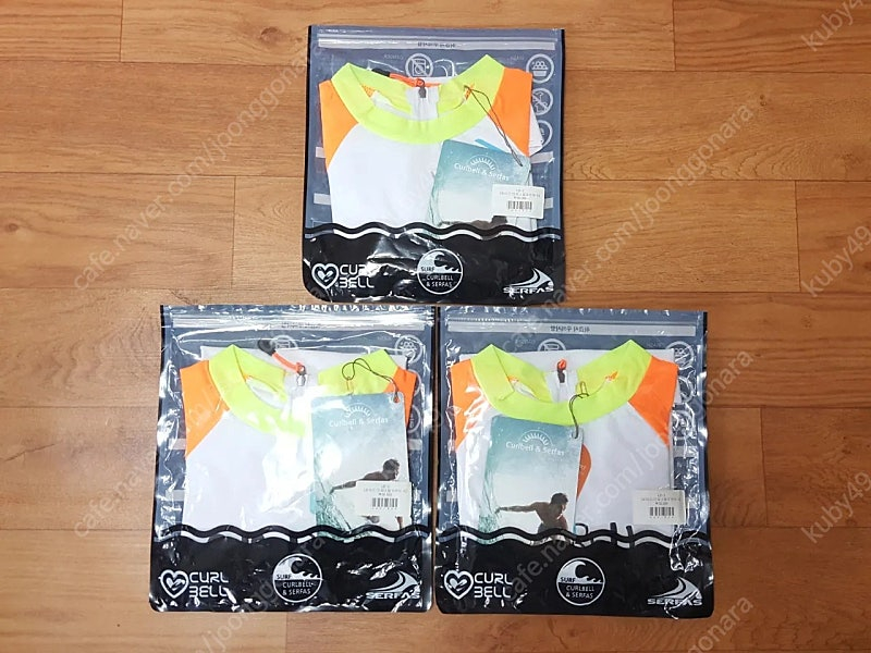 새상품)컬벨&서패스 아동 래쉬가드 상의 남여 8-9세 이미지