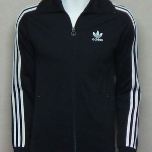 [상태최상급]아디다스 정품. 유로파 트랙탑 검흰 삼선 니트 풀집업 져지 이미지