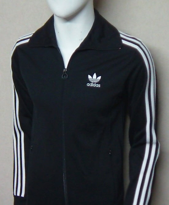 [상태최상급]아디다스 정품. 유로파 트랙탑 검흰 삼선 니트 풀집업 져지 이미지
