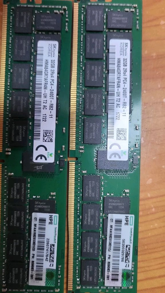 DDR4 메모리 32GB 서버메모리 이미지