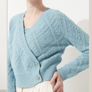 타임 time 테리 버튼 가디건 + 탑 셋업 프리 사이즈 정품 이미지