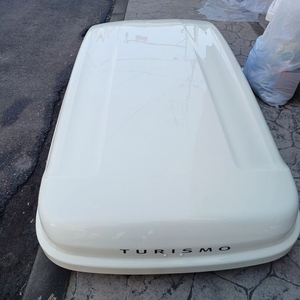 코란도투리스모 화이트 상태좋은 코토 일체형루프박스 이미지