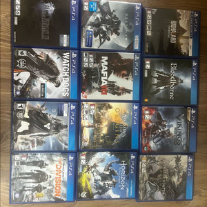 PS4 게임 타이틀 모음 이미지