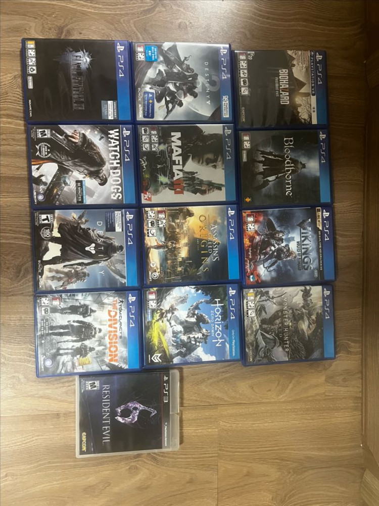 PS4 게임 타이틀 모음 이미지