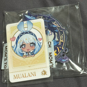 원신 올로룬 키링 + 말라니 포카 + 리딤카드 이미지