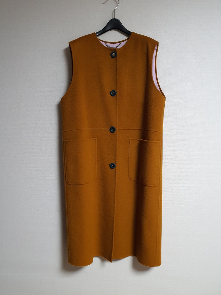 한섬 더스토어 THE STORE 핸드메이드 베스트 코트 M 사이즈 이미지