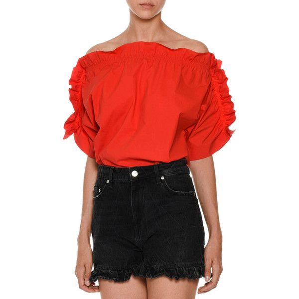 (미착용) MSGM 오프숄더 탑 이미지