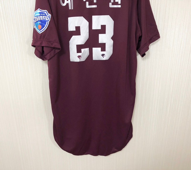 나이키 고양히어로즈 선수실착 원정유니폼/져지 XL #23 예진원 이미지