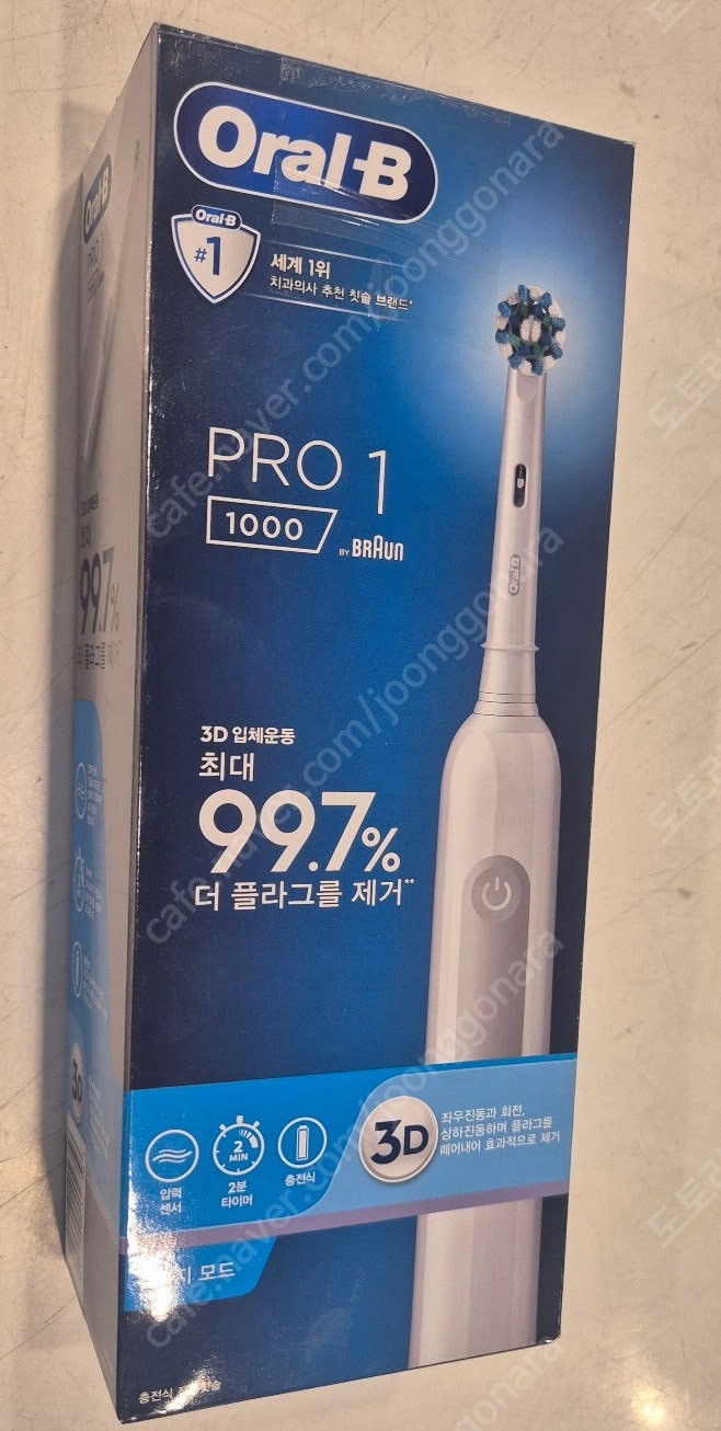 오랄비 전동칫솔 Pro1000 (개봉새상품, 택포) 이미지