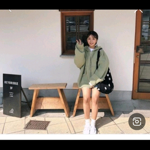 다루세상 니트후드집업 [민트색상.새상품] 이미지