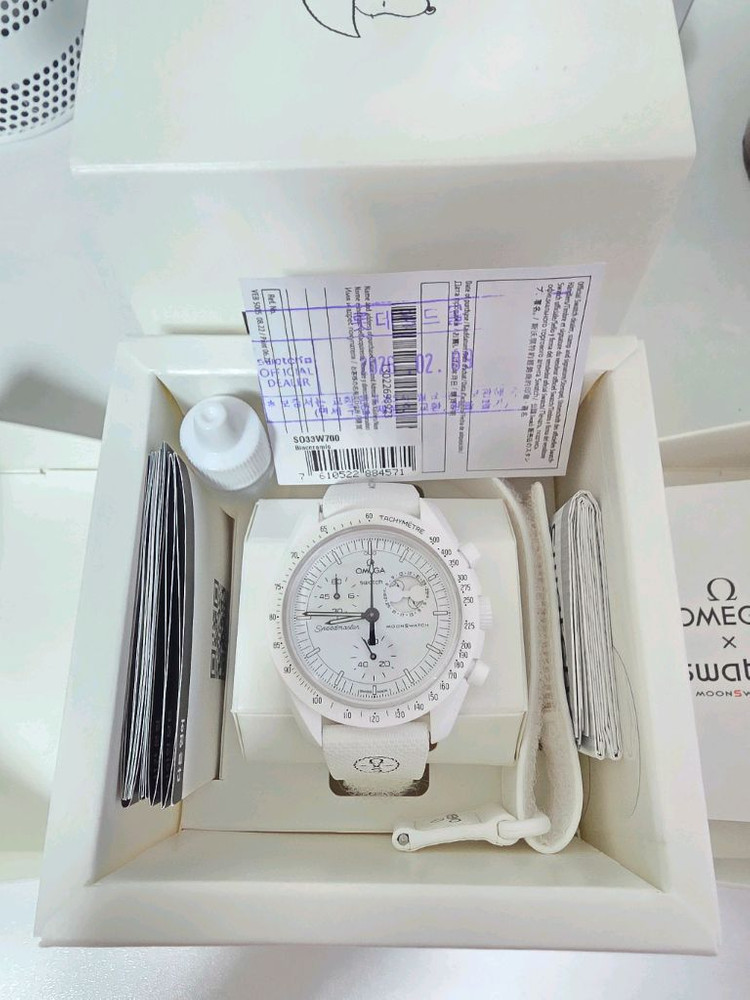 문스와치 스누피+정품러버스트랩 이미지