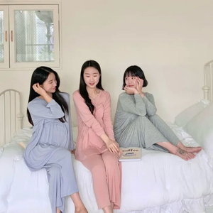 [새상품바지만2개]루시드라잇 긴팔 임부복 바지 2개 이미지