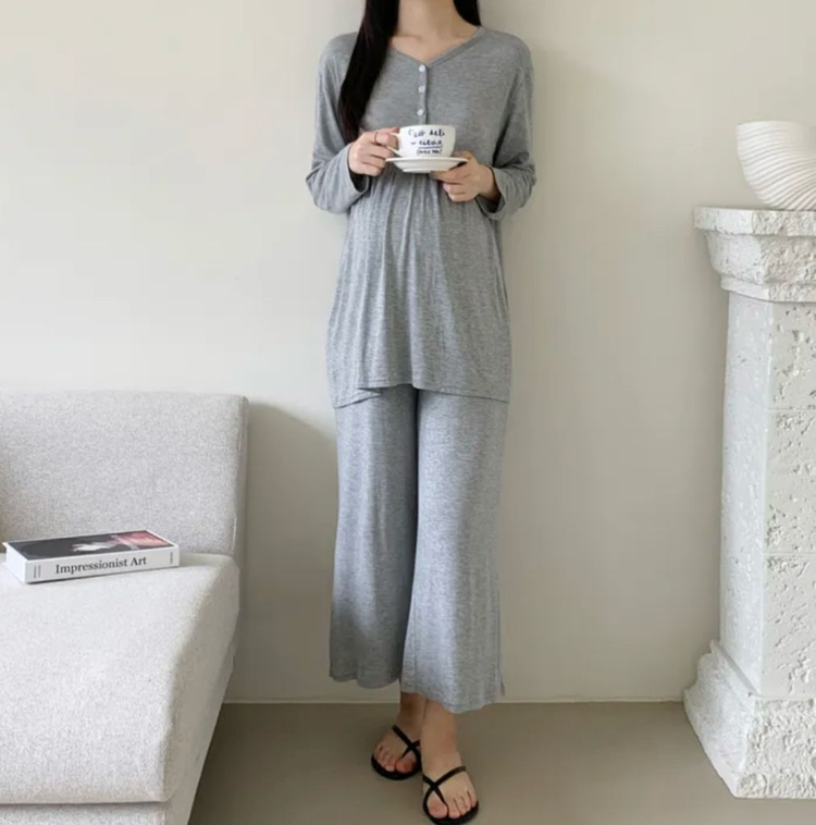 [새상품바지만2개]루시드라잇 긴팔 임부복 바지 2개 이미지