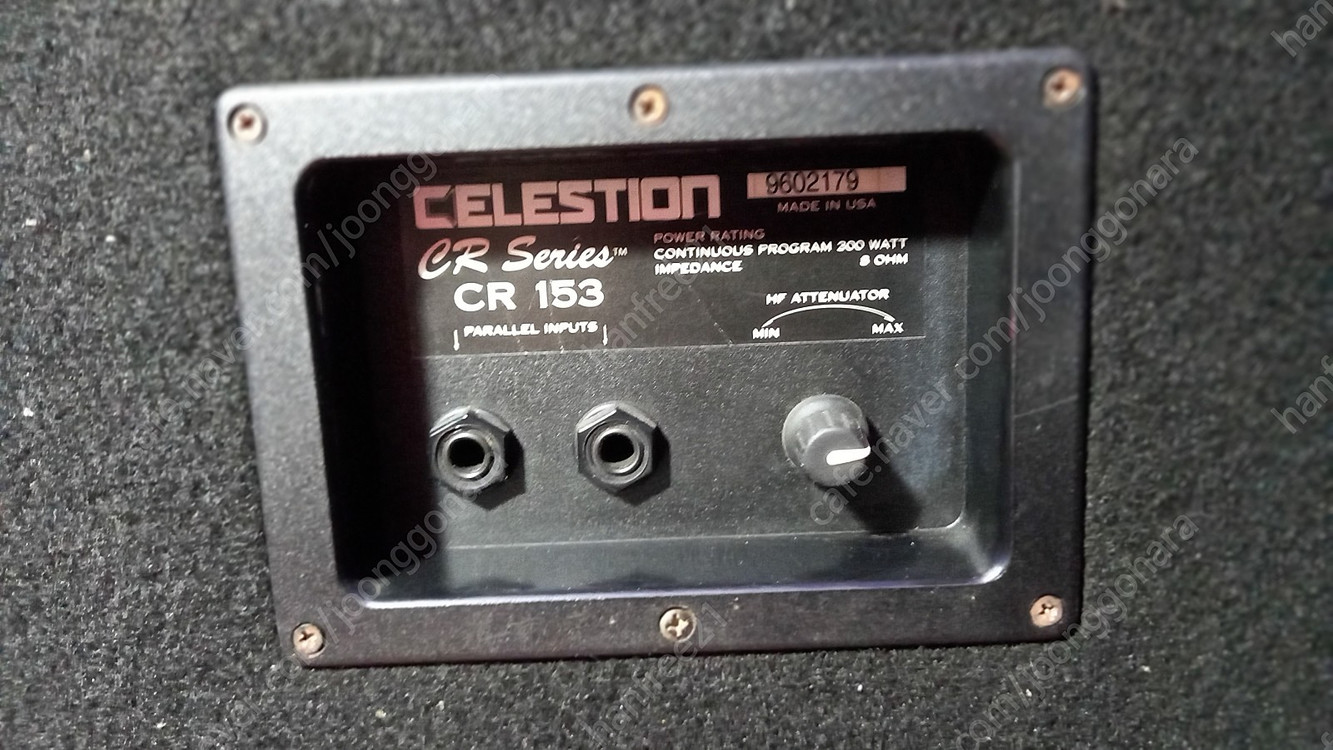 미국 celestion 스피커 15" 3웨이 cr153 1조(2개)싸게 내놓습니다. 이미지