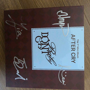 베이비 돈 크라이 친필 사인앨범 이미지