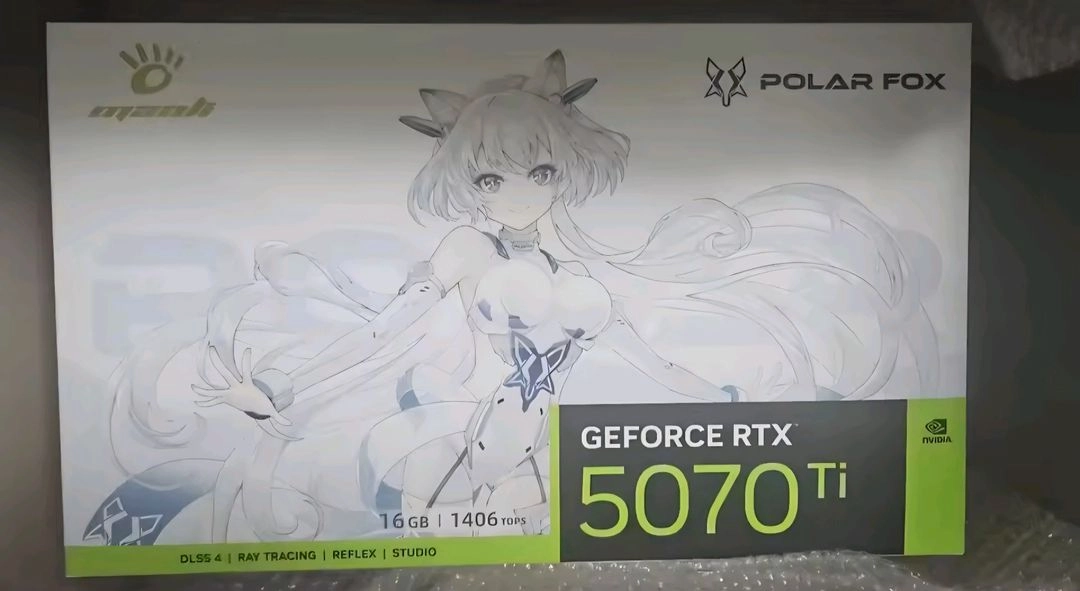 미개봉) 만리 RTX 5070 Ti 폴라폭스 그래픽카드 이미지