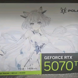미개봉) 만리 RTX 5070 Ti 폴라폭스 그래픽카드 이미지