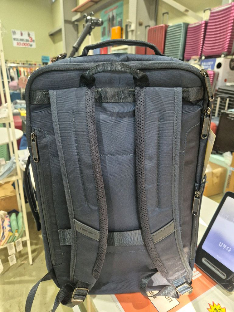 샘소나이트 SILHOUETTE 백팩 네이비 (새상품) 이미지