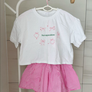 마틸다앤리 리본체크치마 세트 11호 이미지