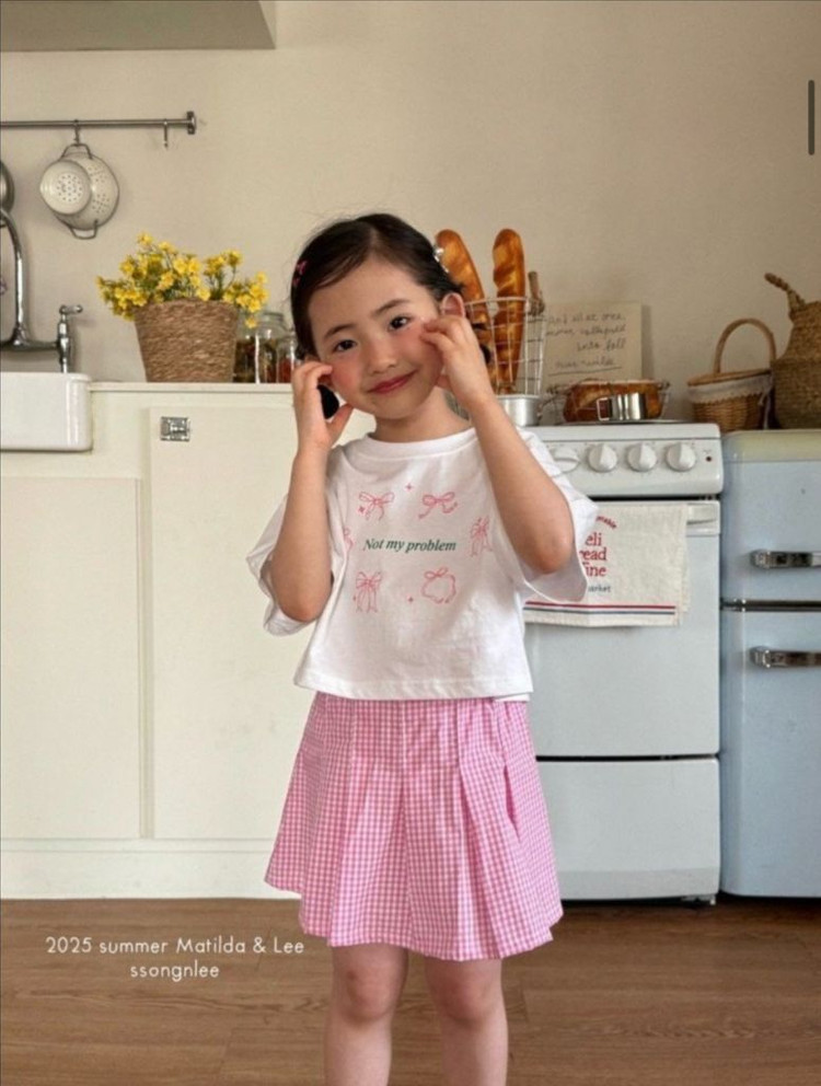 마틸다앤리 리본체크치마 세트 11호 이미지