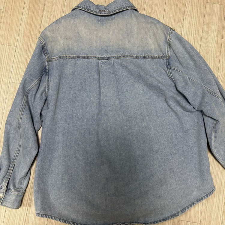 페일제이드 빈티지 데님 오버사이즈 셔츠 파인체리 이미지