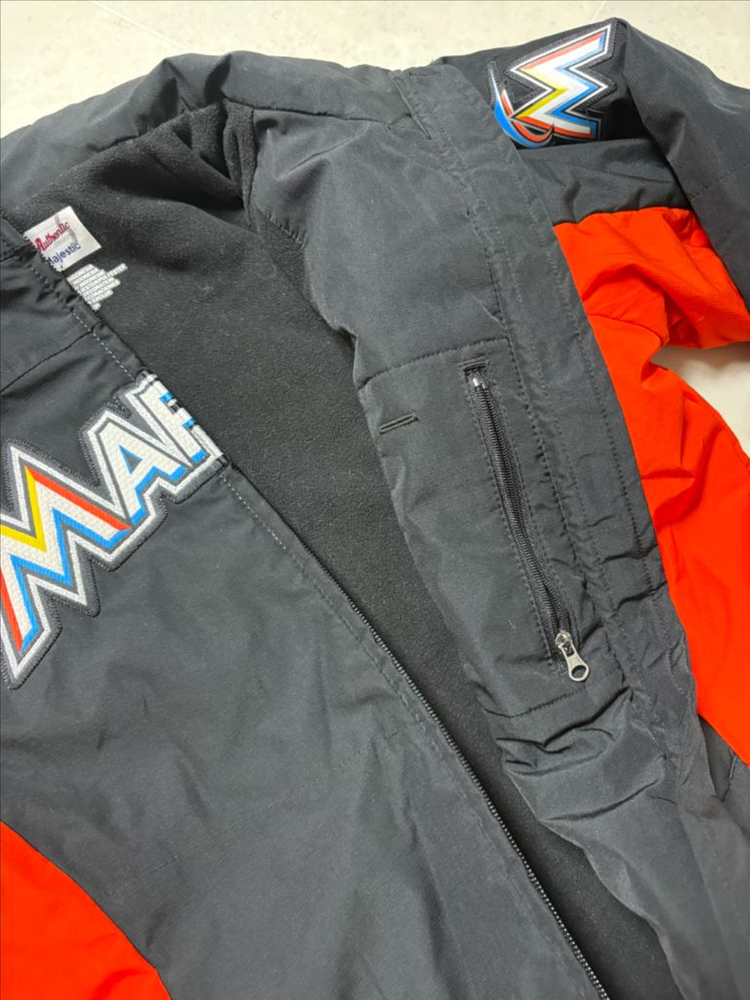 정품 마제스틱 MLB 마이애미 말린스 야구 점퍼 이미지