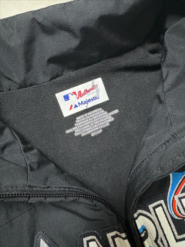 정품 마제스틱 MLB 마이애미 말린스 야구 점퍼 이미지