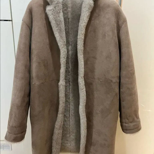 띠어리 가죽 시어링 무스탕코트 (새상품급) 이미지