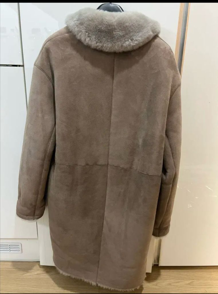 띠어리 가죽 시어링 무스탕코트 (새상품급) 이미지