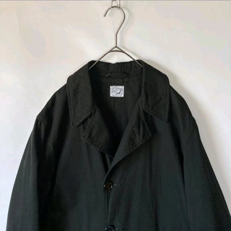 OrSlow 데님 코트 블랙 M 이미지