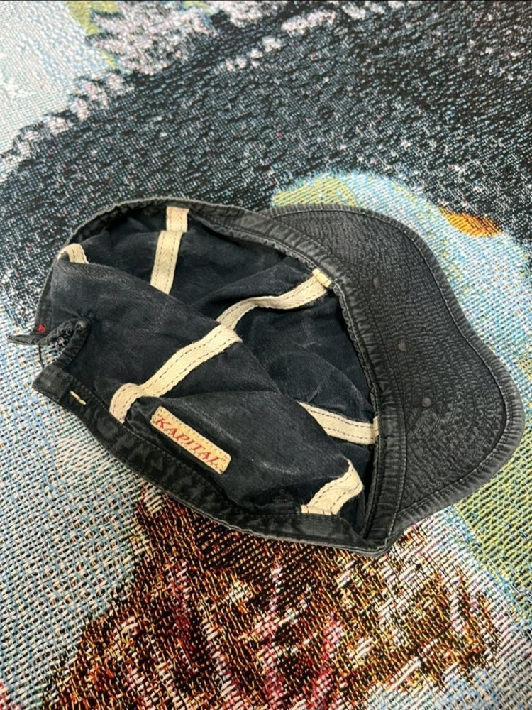 카피탈 블랙 헌팅캡 이미지