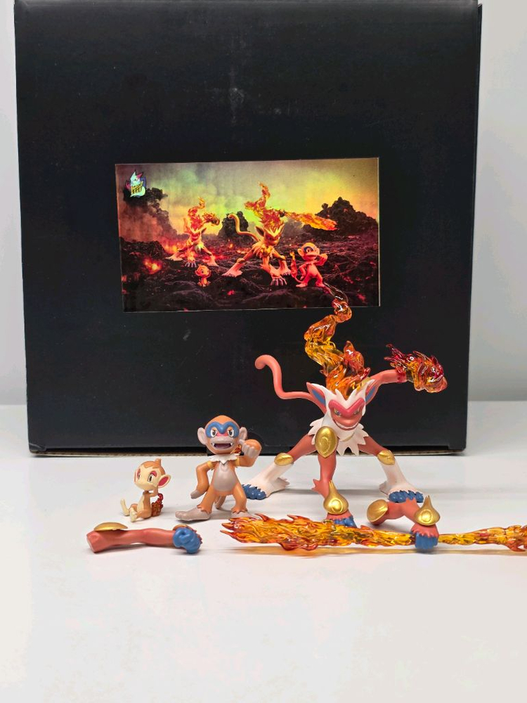 포켓몬 스케일월드 1/20 레진 my 초염몽 진화트리 피규어 판매합니다 이미지