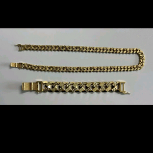 18k 팔각팔찌 목걸이 판매합니다 이미지