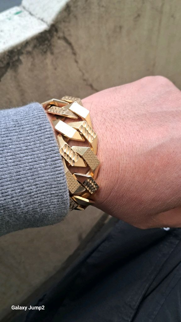 18k 팔각팔찌 목걸이 판매합니다 이미지