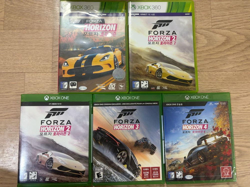 xbox 호라이즌 모터스포츠 시리즈 일괄 이미지