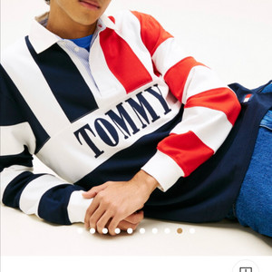 타미힐피거 럭비티셔츠 26ss 스몰사이즈 이미지