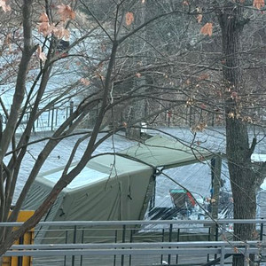 리컬렉터 D-Link 에어텐트 카키색 타프+pvc+매쉬+방수포 세트 이미지