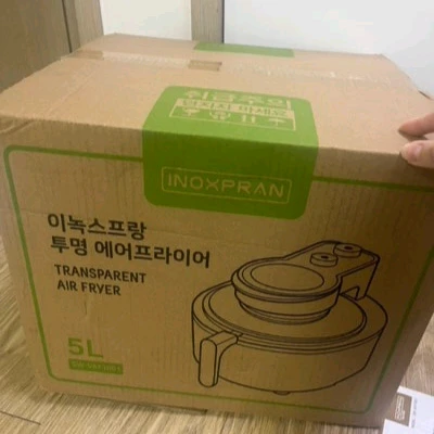 투명 에어프라이어5L 가정용 에어프라이어 이미지