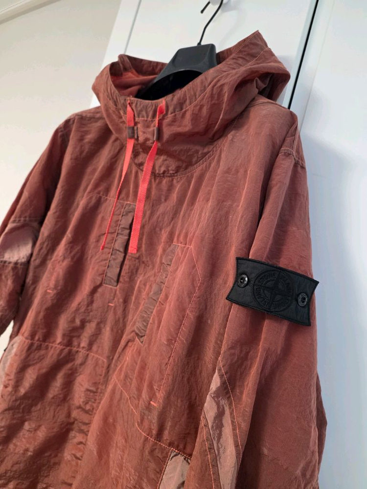 스톤아일랜드 쉐도우프로젝트 나일론 메탈 스트라이프 후드 아노락 [L] 이미지