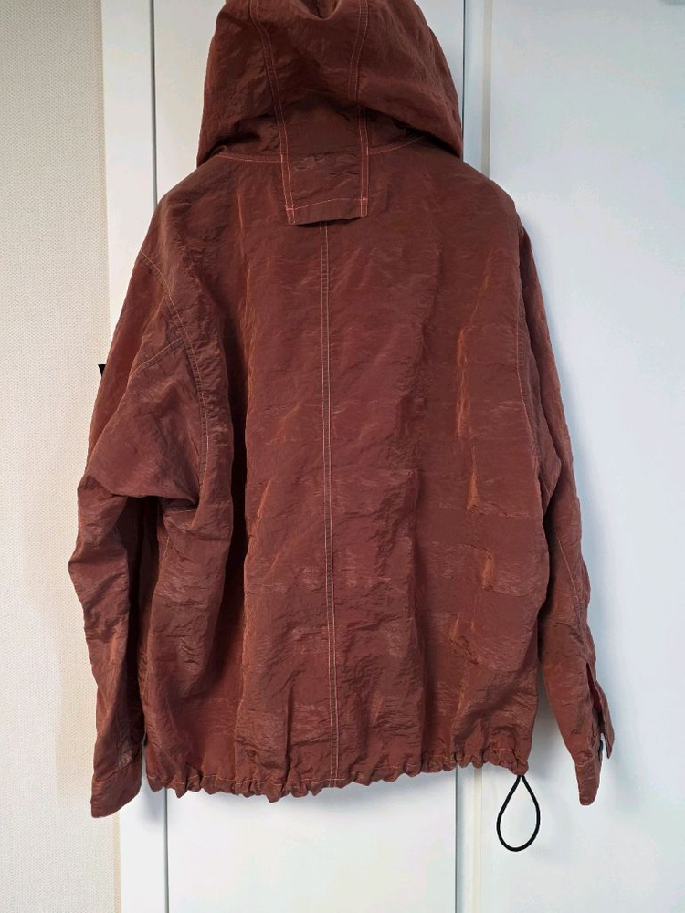 스톤아일랜드 쉐도우프로젝트 나일론 메탈 스트라이프 후드 아노락 [L] 이미지