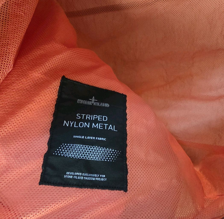 스톤아일랜드 쉐도우프로젝트 나일론 메탈 스트라이프 후드 아노락 [L] 이미지