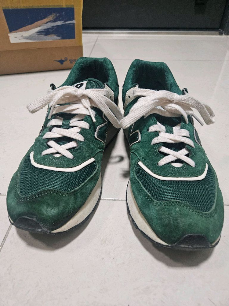 뉴발란스 574 레거시 그린 270 운동화 이미지