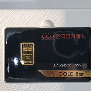 한국금거래소 순금 골드바 3.75g 1돈짜리 이미지
