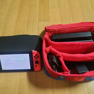 닌텐도 스위치 구형 풀세트+파우치 이미지
