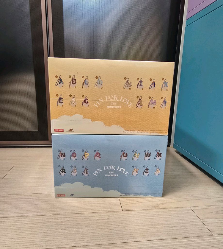 (미개봉/새상품) 팝마트 라부부 핀포러브 알파벳키링 (A-M) ,(N-Z) 이미지