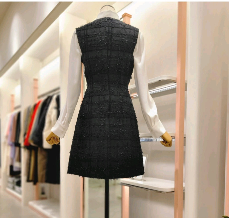 잇미샤 트위드 원피스 44 하객룩 이미지