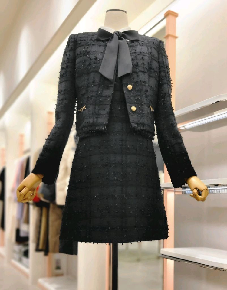 잇미샤 트위드 원피스 44 하객룩 이미지