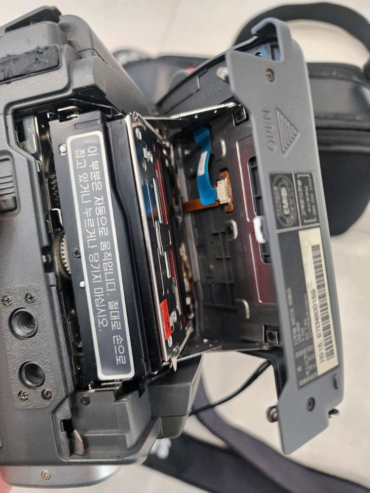 고전 비디오캠 삼성 비디오카메라 레트로 충전기만없음 깨끗 이미지