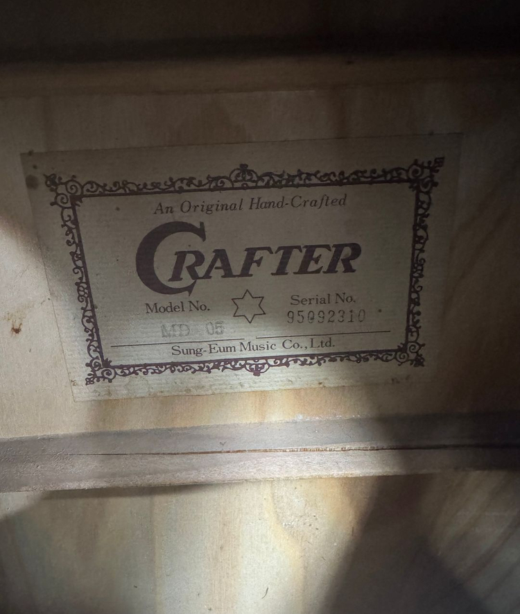Crafter 크래프터 MD-05 통기타 어쿠스틱기타 기타 무료배송 이미지