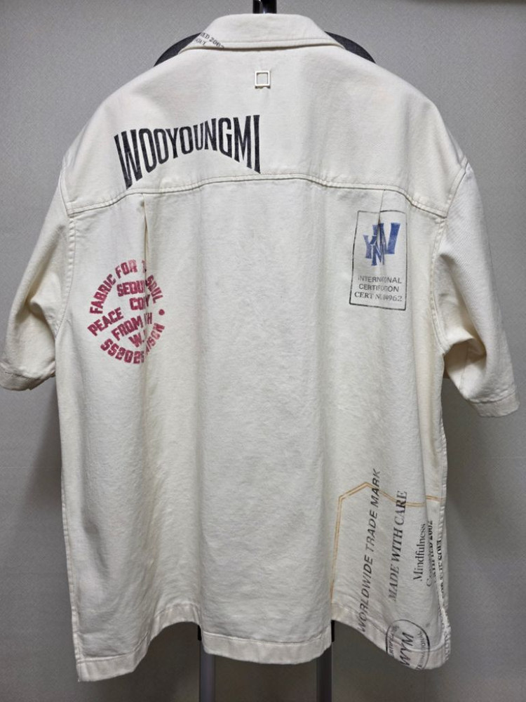 우영미 25ss 오버핏 셔츠 정품 이미지